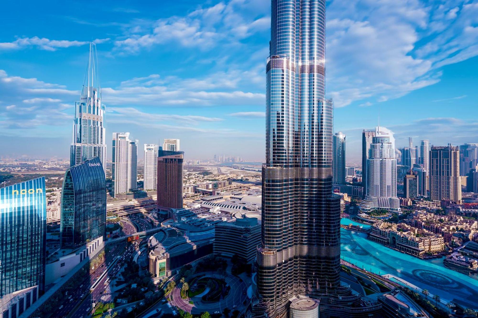 The Closest Building To Burj Khalifa With Fountain View In Address Opera Residence 두바이 외부 사진