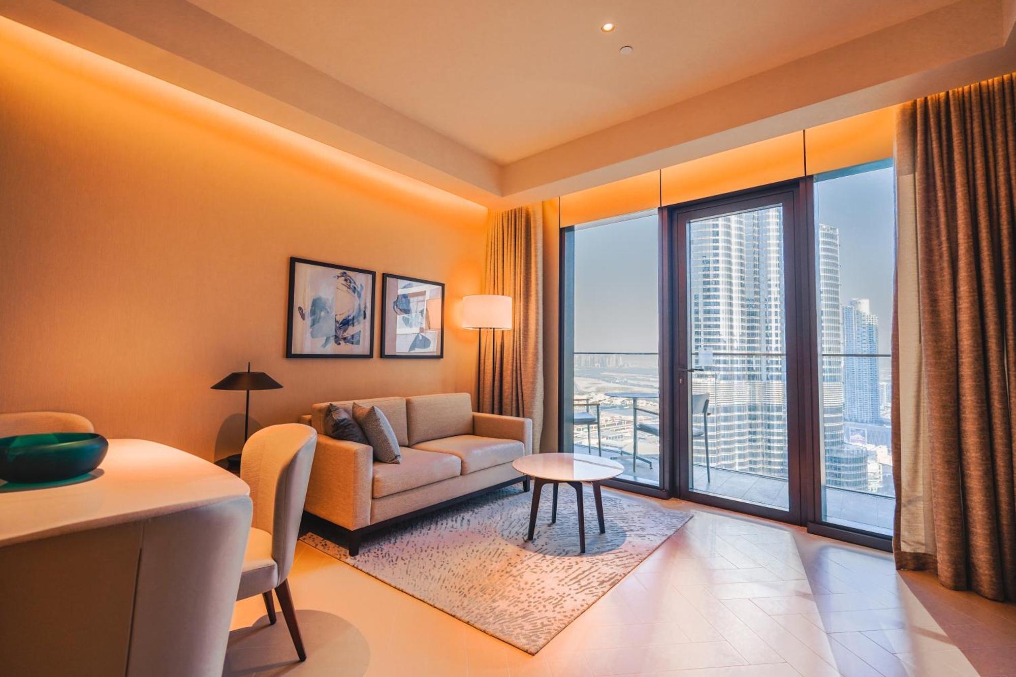 The Closest Building To Burj Khalifa With Fountain View In Address Opera Residence 두바이 외부 사진