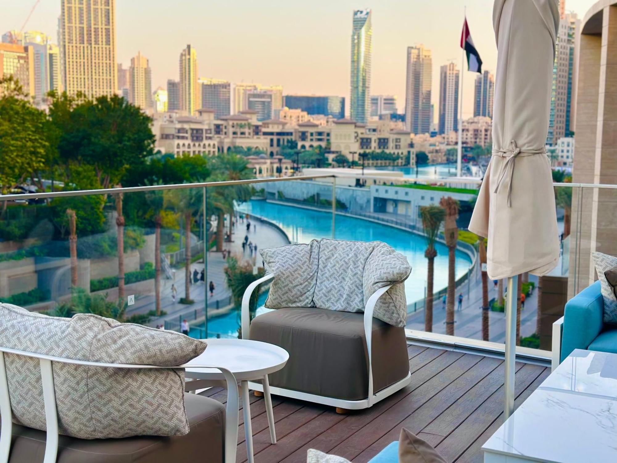 The Closest Building To Burj Khalifa With Fountain View In Address Opera Residence 두바이 외부 사진