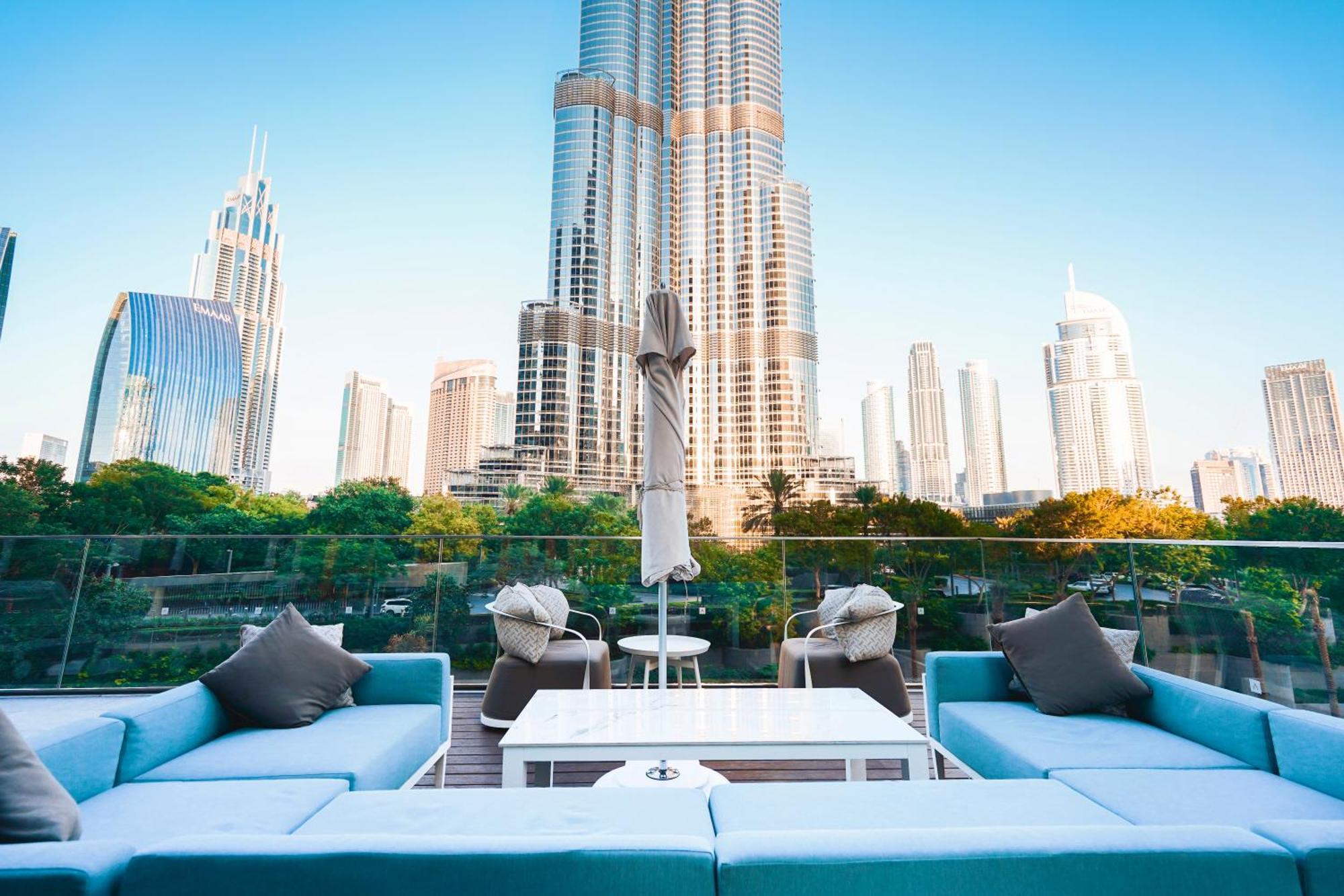 The Closest Building To Burj Khalifa With Fountain View In Address Opera Residence 두바이 외부 사진