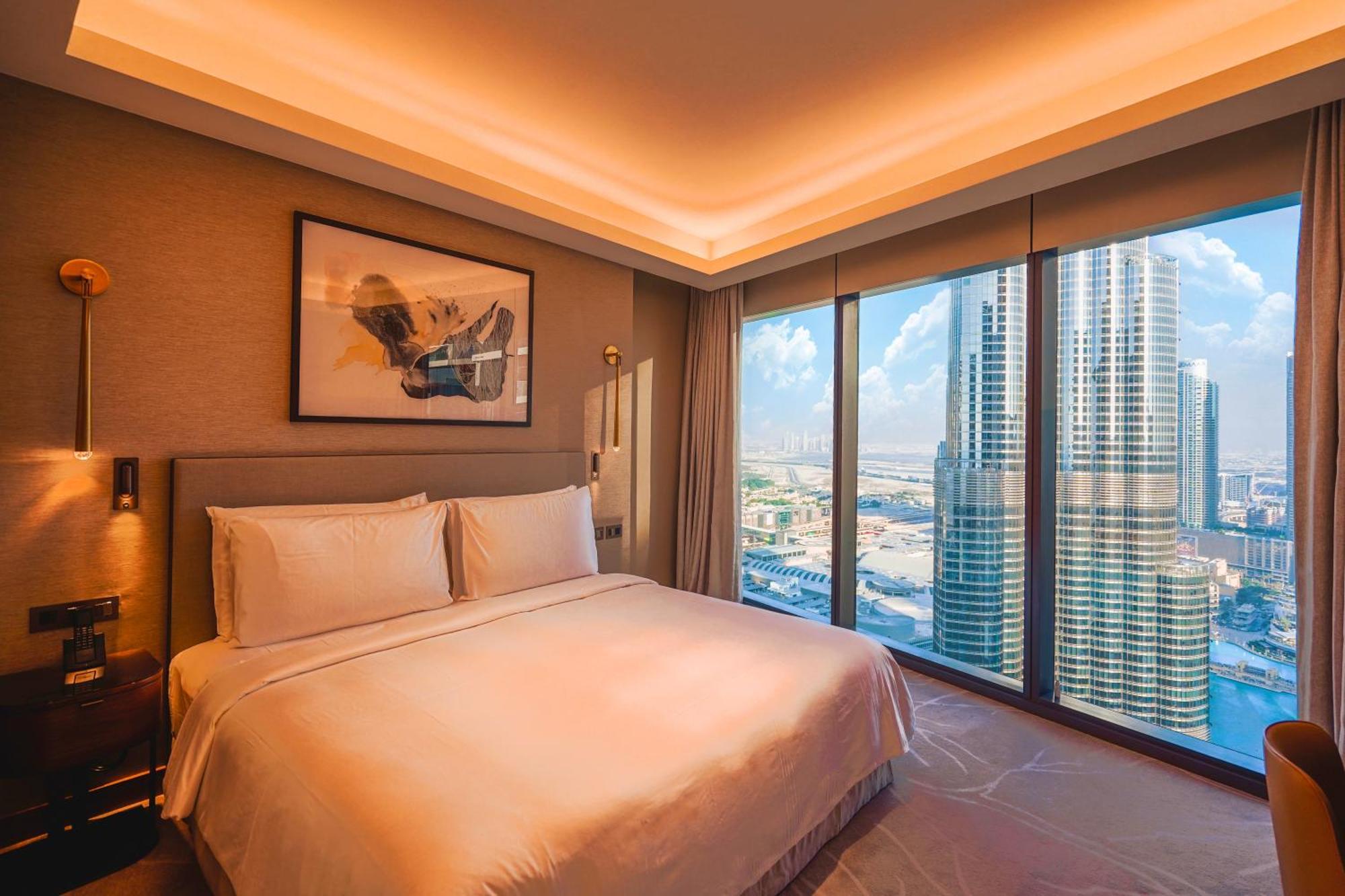 The Closest Building To Burj Khalifa With Fountain View In Address Opera Residence 두바이 외부 사진