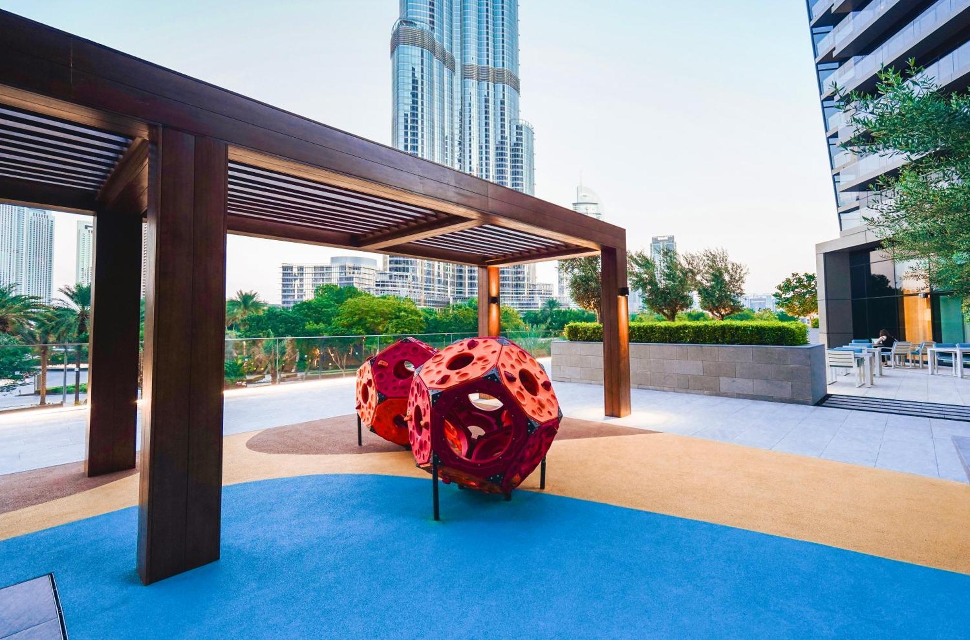 The Closest Building To Burj Khalifa With Fountain View In Address Opera Residence 두바이 외부 사진